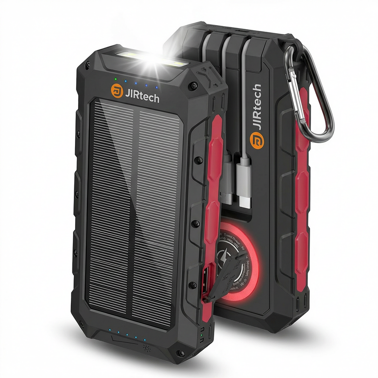 JIRTech® - Solar Powerbank 30,000 mAh