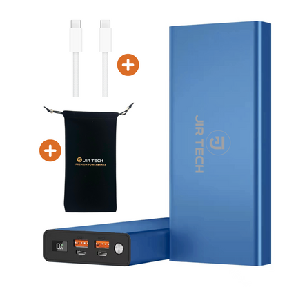 JIRTech® Powerbank 30.000 mAh – Laptop Speed Charging