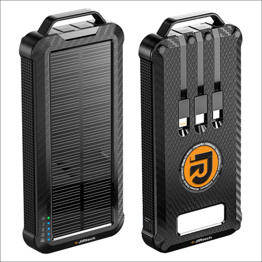 JIRTech® - Solar power bank 10,000 mAh