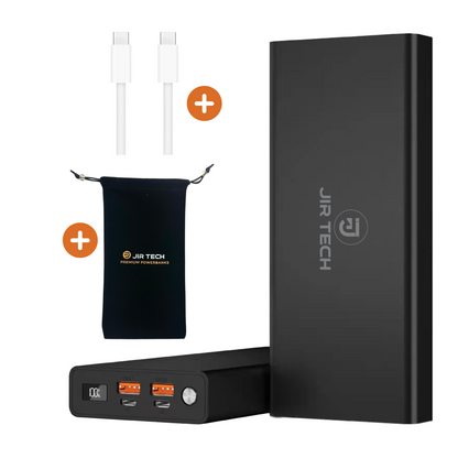 JIRTech® Powerbank 30.000 mAh – Laptop Speed Charging